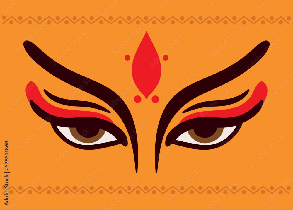 Obraz premium navratri indian goddess durga puja