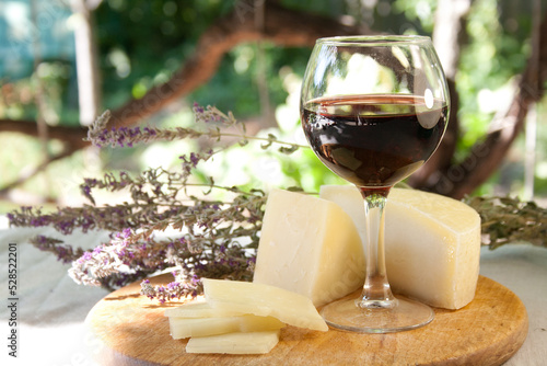 wine and cheese