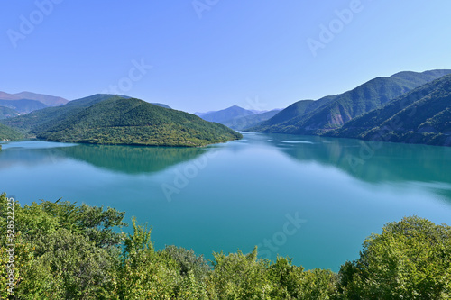 Zhinvali Reservoir, Hydroelectric Dam Near Tbilisi, Georgia