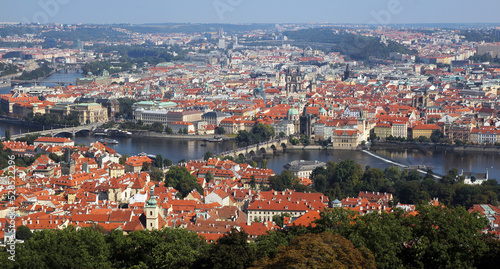 panorama of Prague