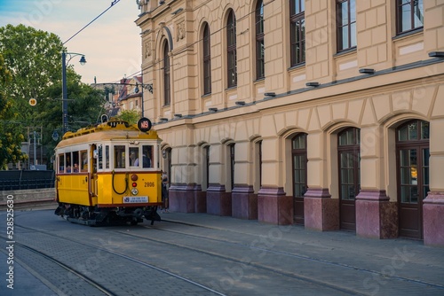 Really old tram in Budapest