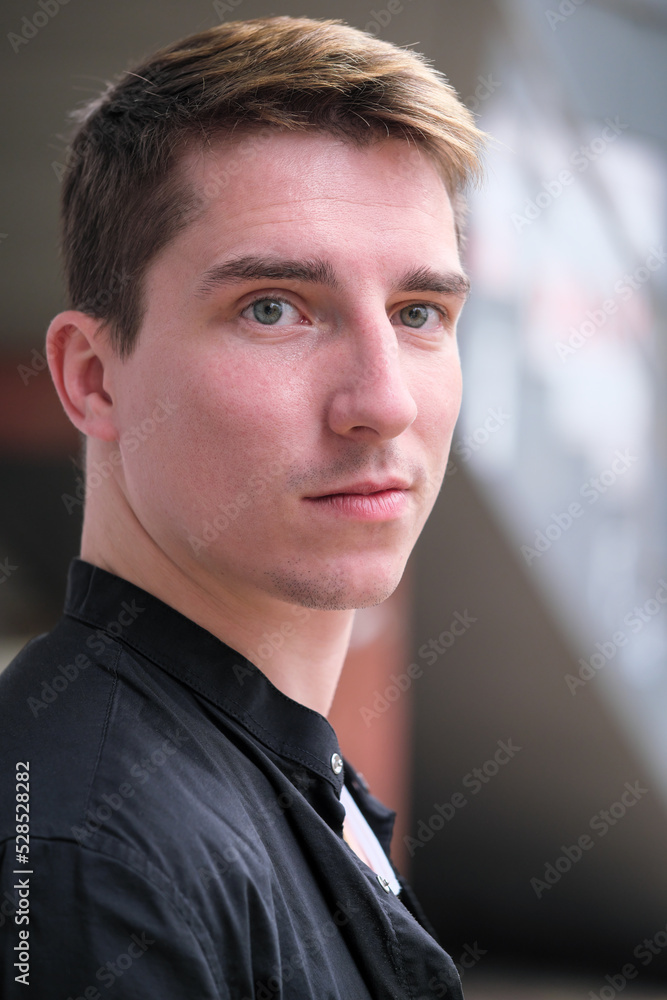 Portrait of a young handsome guy Portrait of a young handsome guy
