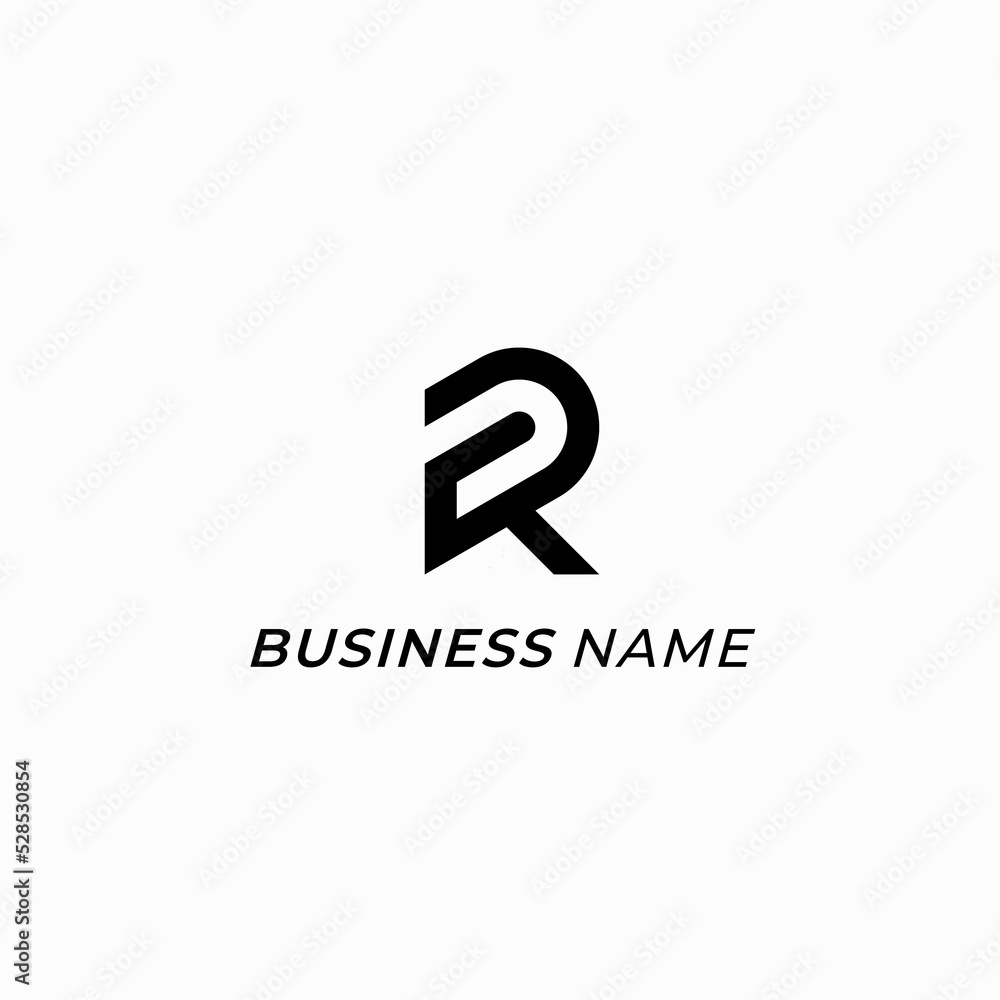 design logo creative letter R design logo creative letter R
