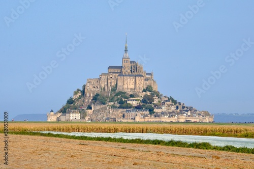Wallpaper Mural Mont Saint Michel and salt marshes Torontodigital.ca