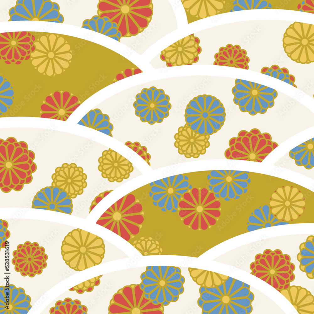 Obraz premium 菊 波