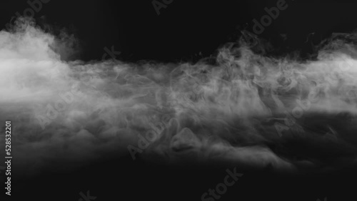 Ground Smoke Background Loop Dissipating