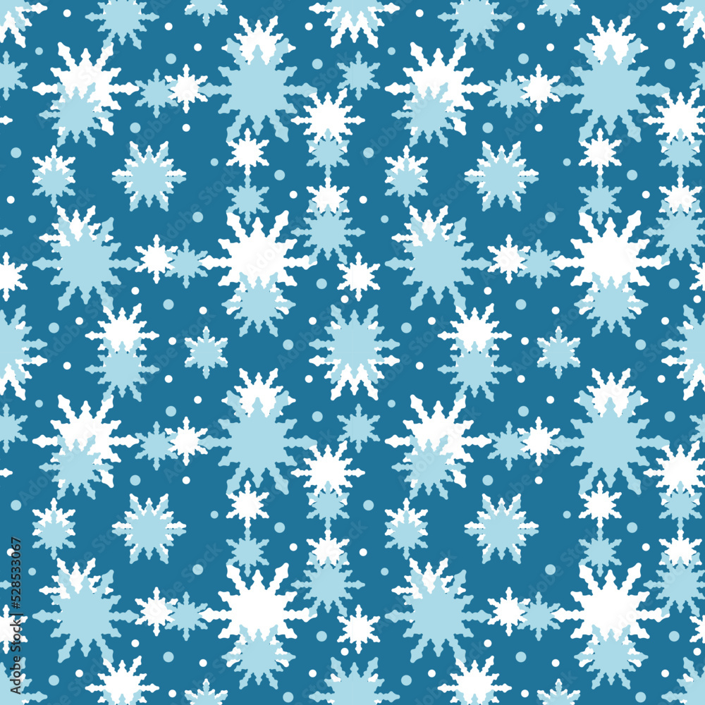 Winter Seamless pattern. Christmas Decoration. Vector Holiday Texture. Winter Seamless pattern. Christmas Decoration. Vector Holiday Texture.