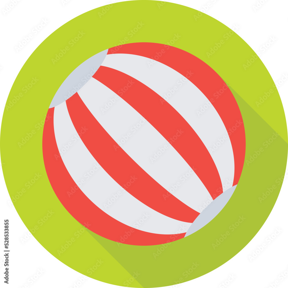 Beach Ball Vector Icon Beach Ball Vector Icon
