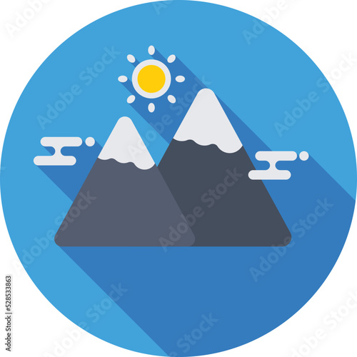 Mountain Vector Icon