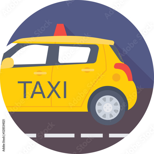 Taxi Vector Icon