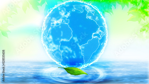 海と地球_ECO_SDGs_環境_イメージ 