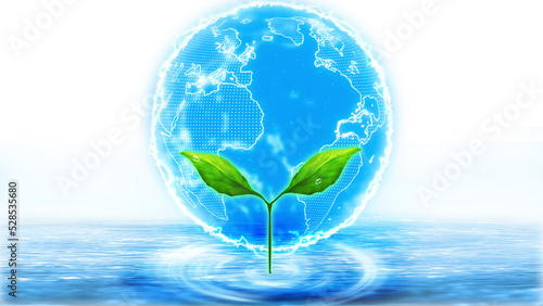 海と地球_ECO_SDGs_環境_イメージ 