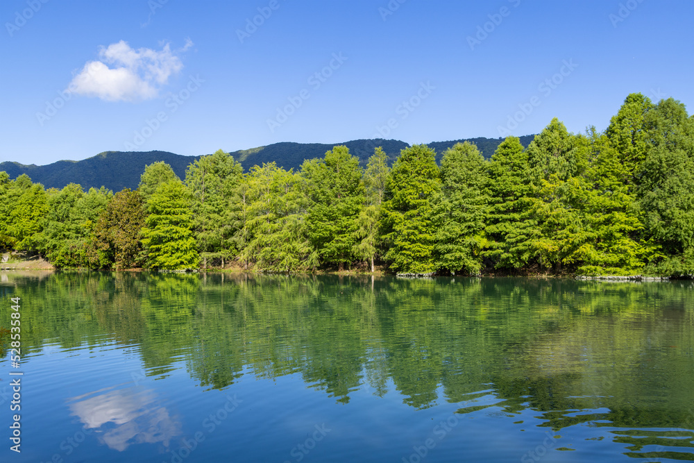 Beautiful lake and the sky in Hualien County of Taiwan Beautiful lake and the sky in Hualien County of Taiwan