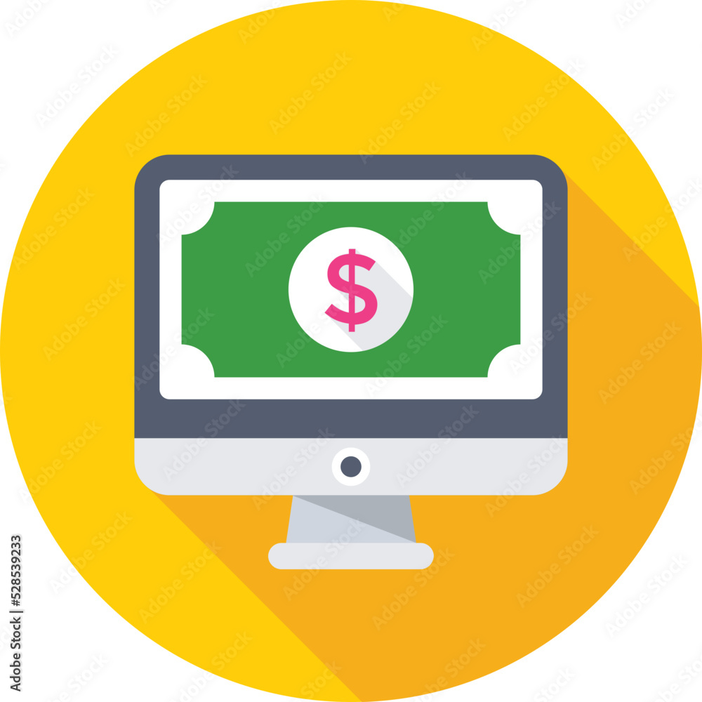 Online Business Vector Icon Online Business Vector Icon
