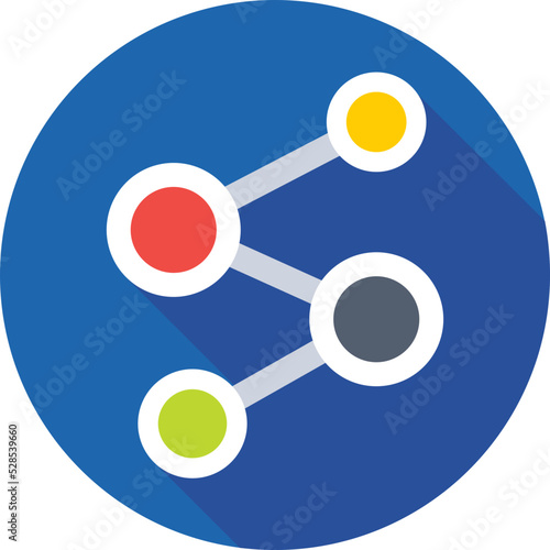 Molecular Vector Icon 