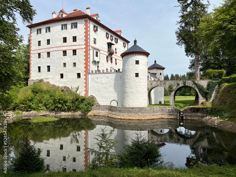 Sneznik Castle, Schloss Schneeberg - Stari trg pri Lozu, Slovenia (Grad Snežnik or Dvorac Snežnik - Stari trg pri Ložu, Slovenija)