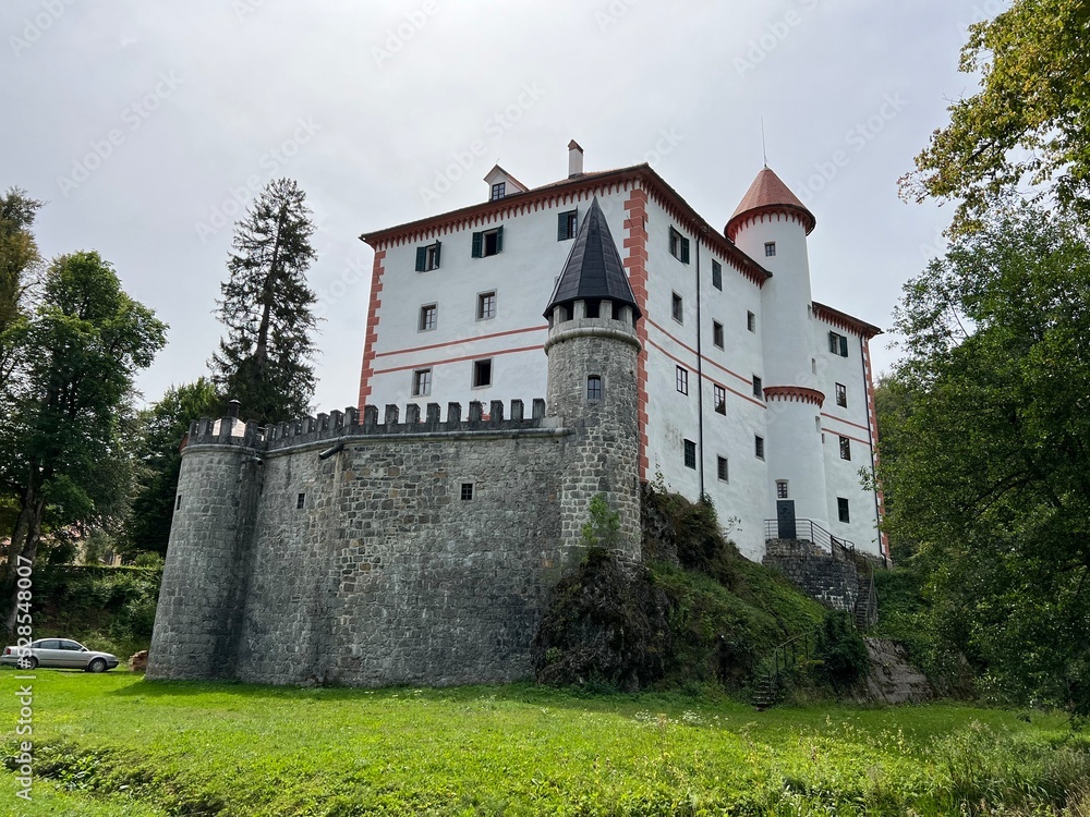 Sneznik Castle, Schloss Schneeberg - Stari trg pri Lozu, Slovenia (Grad Snežnik or Dvorac Snežnik - Stari trg pri Ložu, Slovenija)