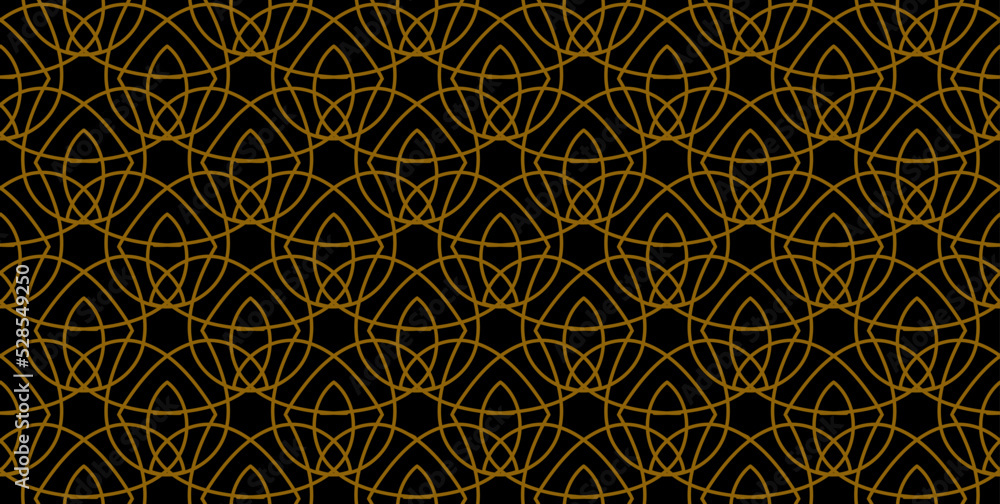 Openwork seamless vector pattern. Luxury geometric abstract background. Openwork seamless vector pattern. Luxury geometric abstract background.