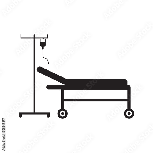patient bed icon
