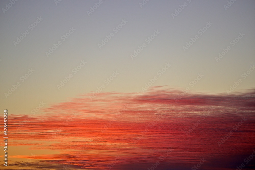 Fototapeta premium Roter Himmel