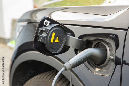 Quadro em tela elektroauto laden