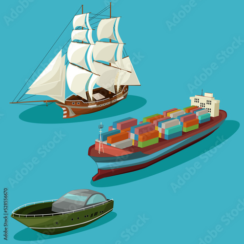 set of ships