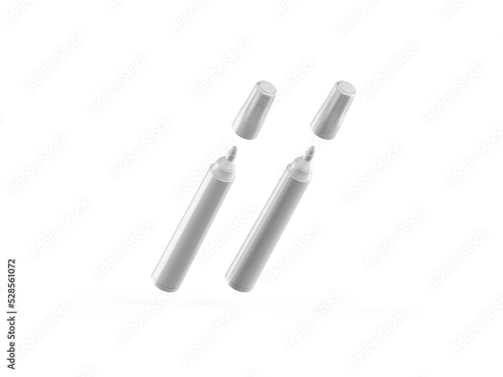 Felt tip pen on white background Felt tip pen on white background