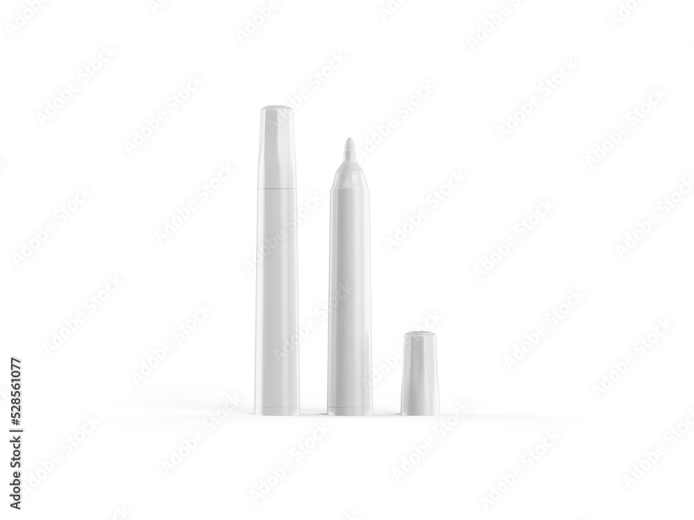 Felt tip pen on white background Felt tip pen on white background