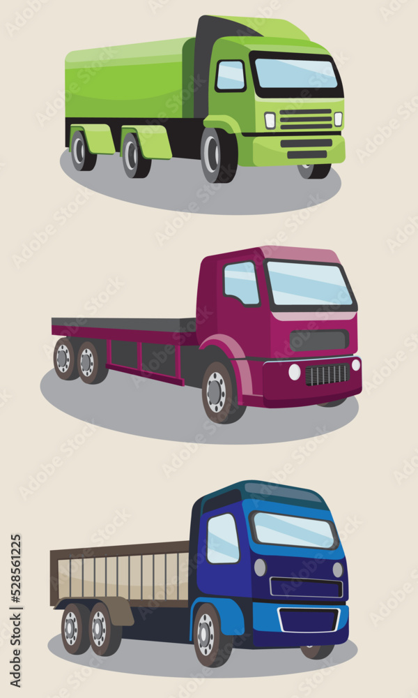 set of trucks