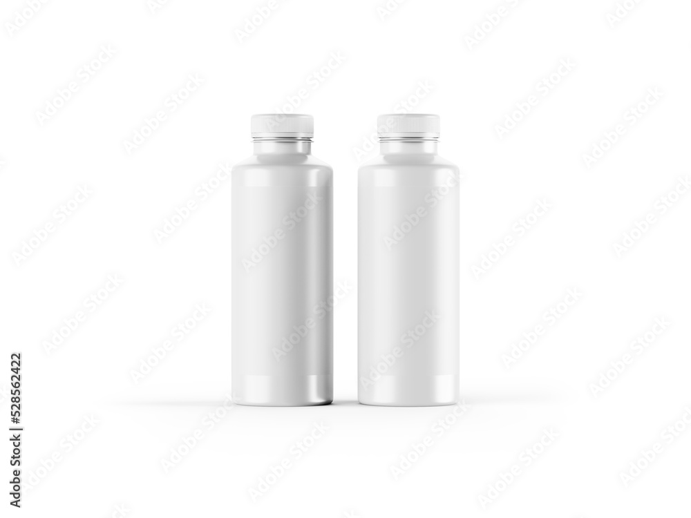 Yogurt drink bottle on white background Yogurt drink bottle on white background