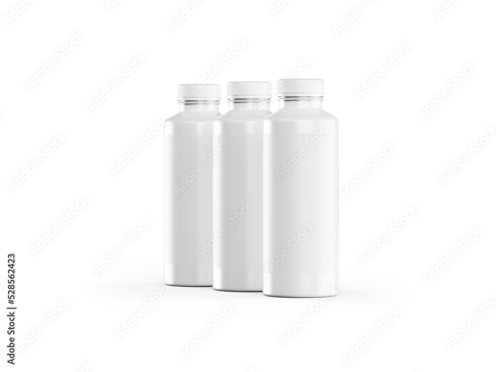 Yogurt drink bottle on white background Yogurt drink bottle on white background