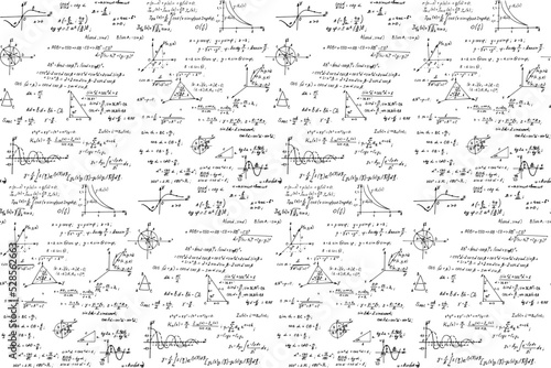 vintage-education-background-trigonometry-law-theory-and-mathematical-formula-equation-on-whiteboard-vector-hand-drawn-seamless-pattern