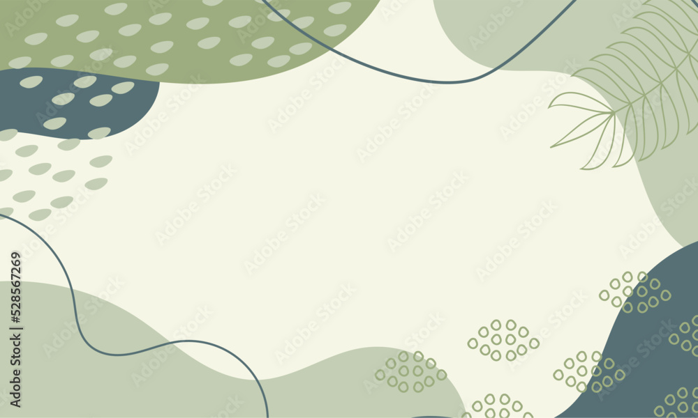 Aesthetic white and green background with space for text. Modern background design with liquid shape. White background with green liquid shapes. Aesthetic white and green background with space for text. Modern background design with liquid shape. White background with green liquid shapes.