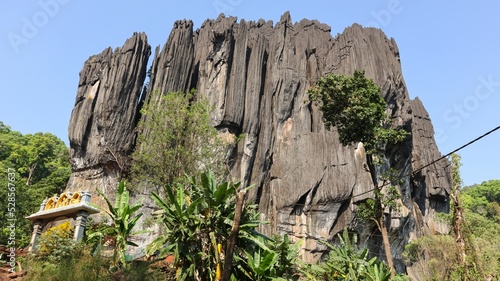 Yana caves in Uttara Kannada, Karnataka, India photo