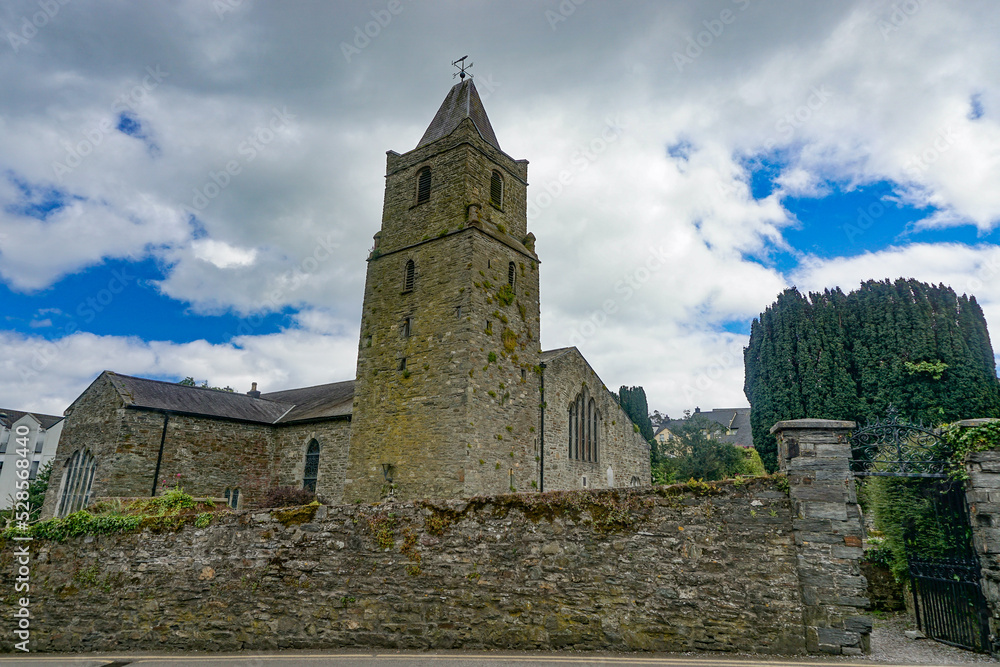 Kinsale, Co. Cork, Ireland: St. Multose Church, built in 1190 by the Normans, replacing an earlier church of the 6th century. St. Multose is the patron saint of Kinsale.