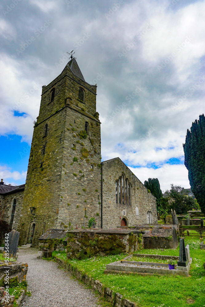Kinsale, Co. Cork, Ireland: St. Multose Church, built in 1190 by the Normans, replacing an earlier church of the 6th century. St. Multose is the patron saint of Kinsale.