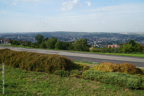 Panorama of Przemysl city. Poland. View from above.