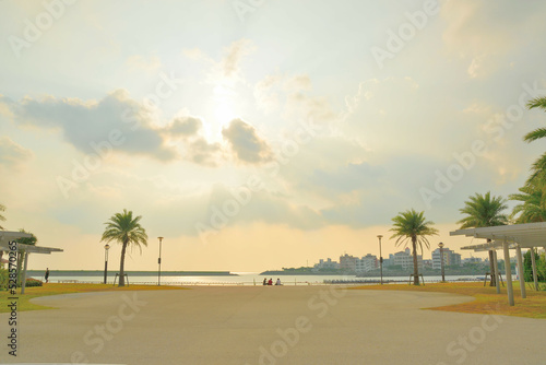 夕焼け 沖縄 美浜アメリカンビレッジ/Sunset AmericanVillage OkinawaMihama