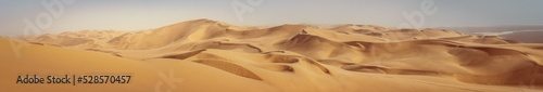 Valokuva Travel to Africa, adventures, safari or expedition to Namib desert, panoramic view