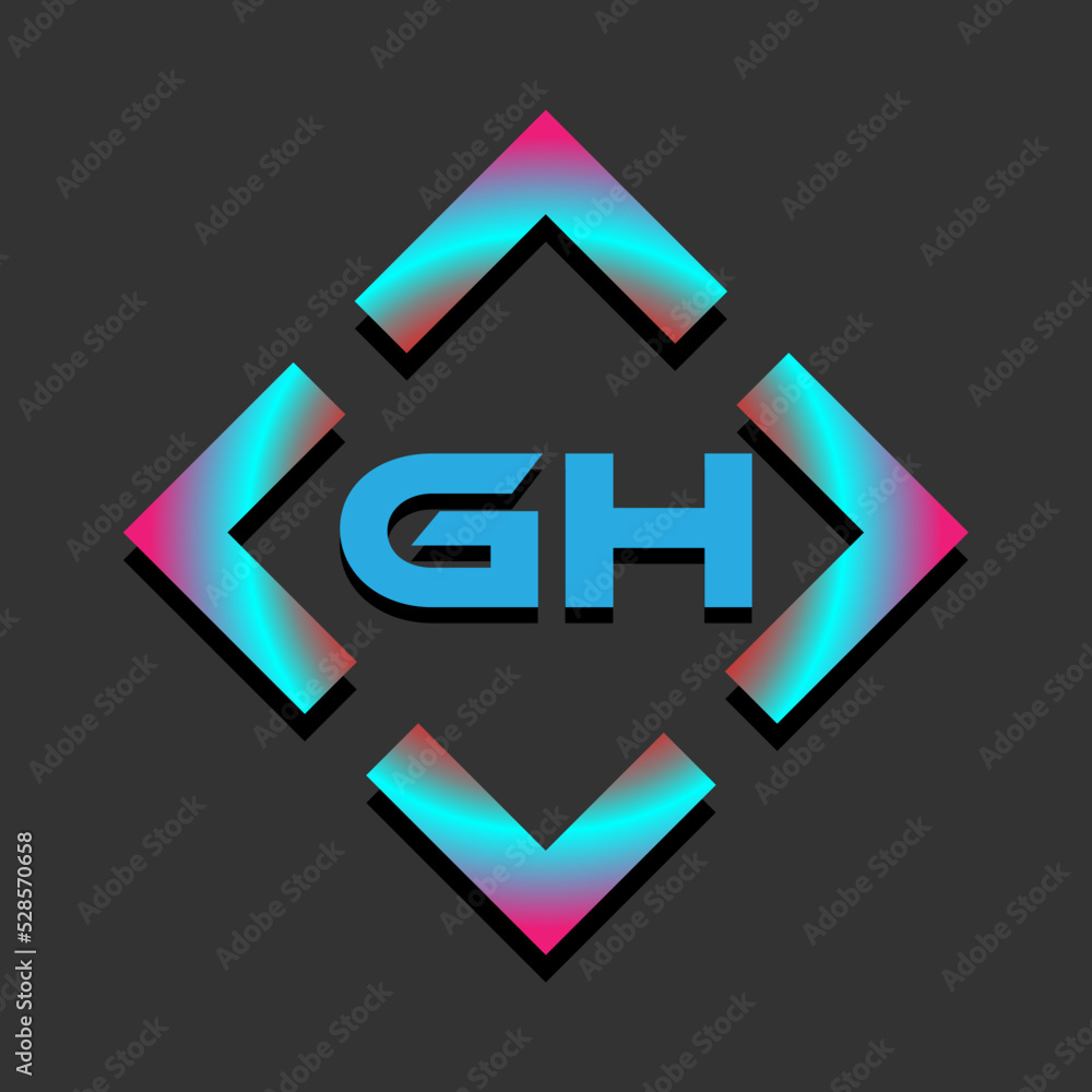 GH letter logo design on background GH creative initials letter logo concept. GH letter design GH letter logo design on background GH creative initials letter logo concept. GH letter design
