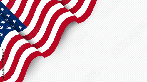 USA Independence Day 4th of July. USA flag