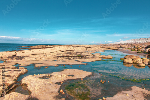 Photo irish rocks and sea