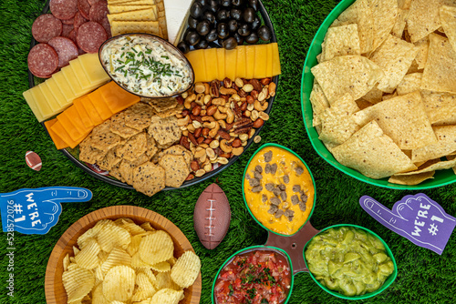 Football Food for a game watching or tailgating party