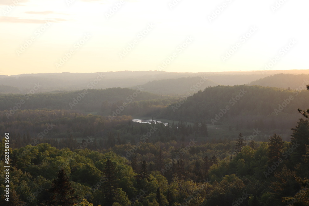 Scenic Overlook in Rural Minnesota Scenic Overlook in Rural Minnesota