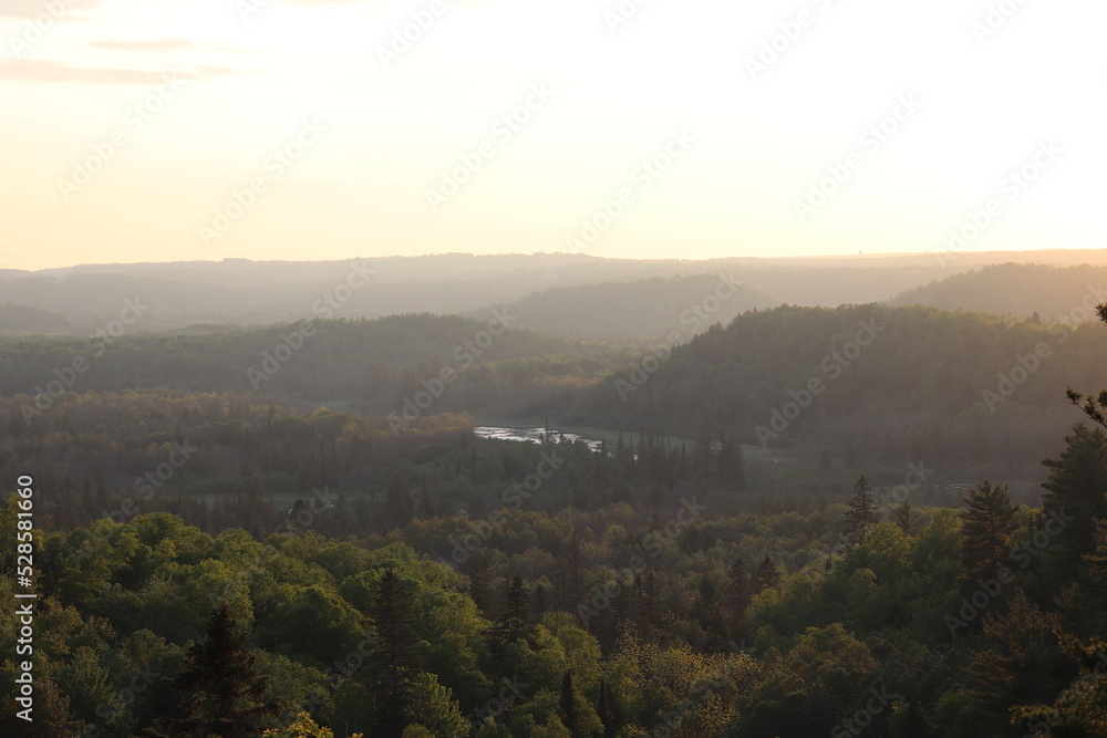 Scenic Overlook in Rural Minnesota