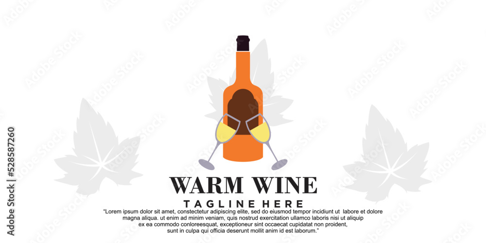 Wine logo icon design template vector illustration Premium Vector