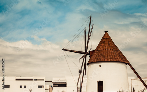 Wind mill in Las Negras, Spain