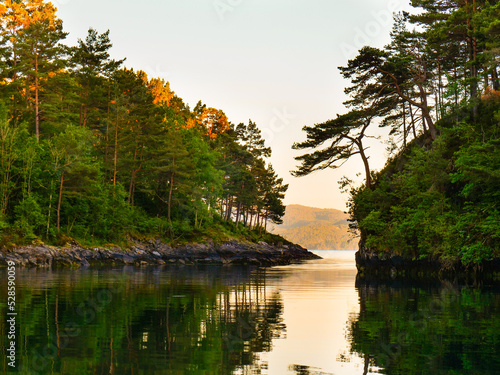 Fototapeta Naklejka Na Ścianę i Meble -  Fjord landscape near Bergen, Norway