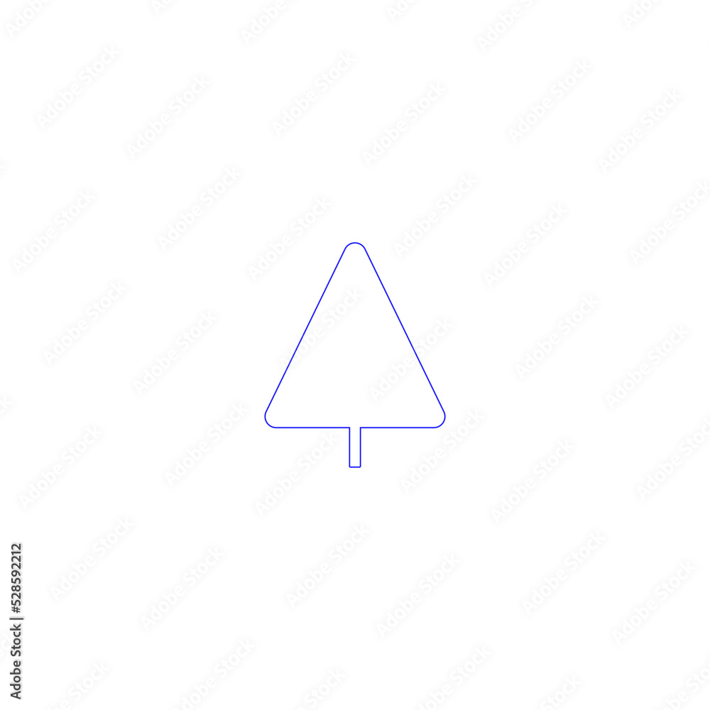 christmas fir tree icon vector christmas fir tree icon vector