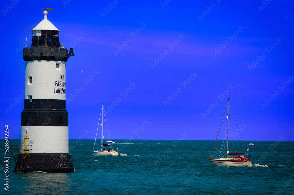 Penmon Lighthouse, Anglesey, wales - view 1